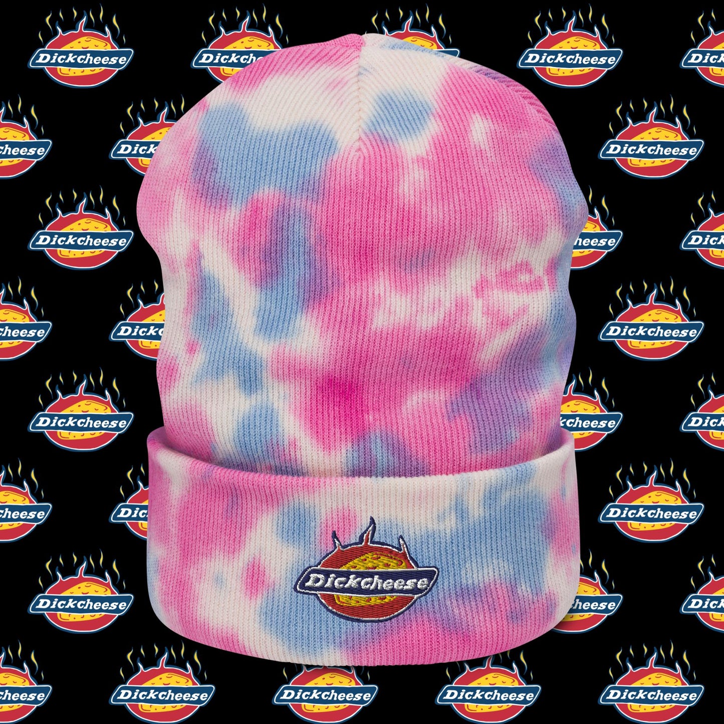 Tie-dye Dickcheese beanie